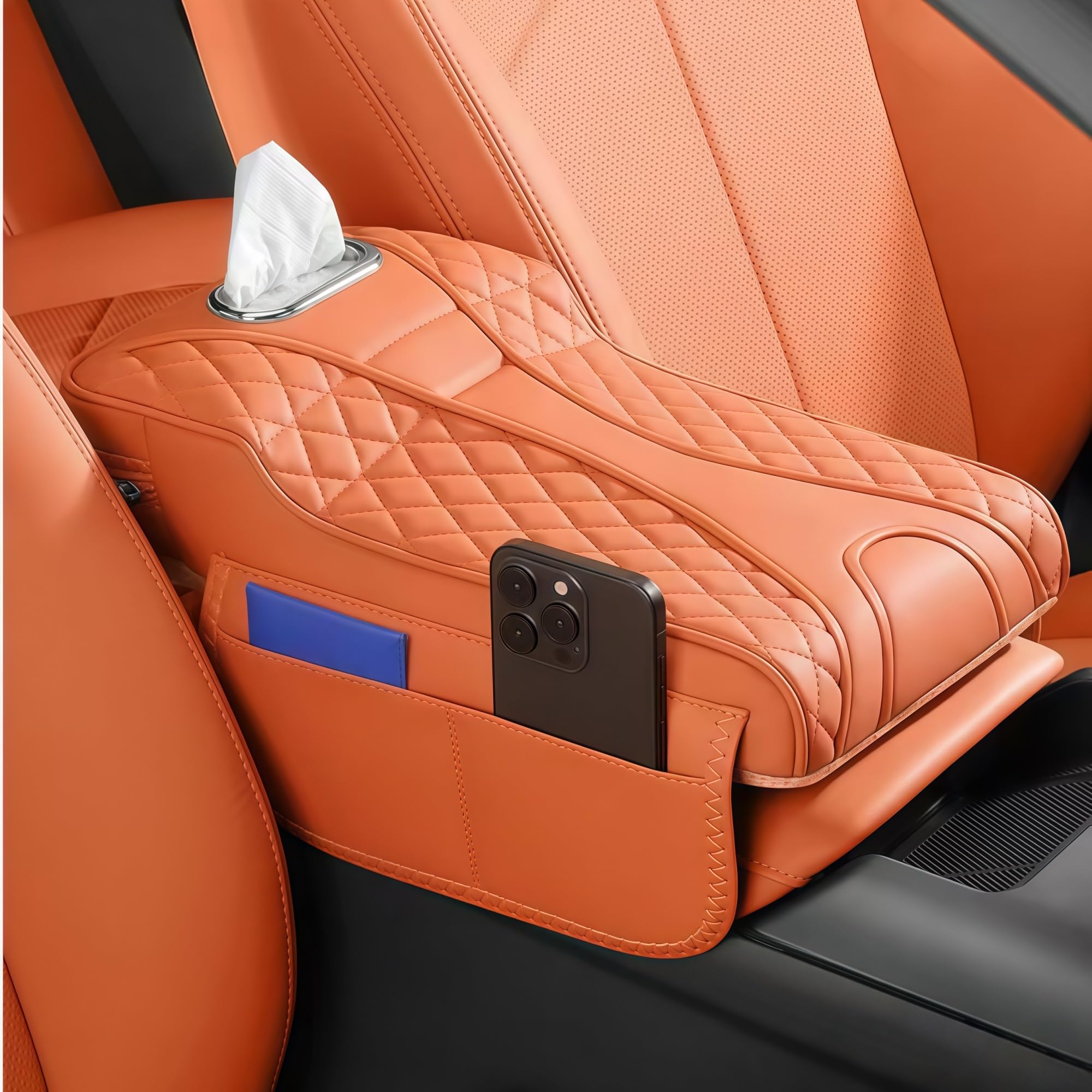 

Armrest Cover Applicable to MMC Outlander PHEV GN0W GN Series One size оранжевый