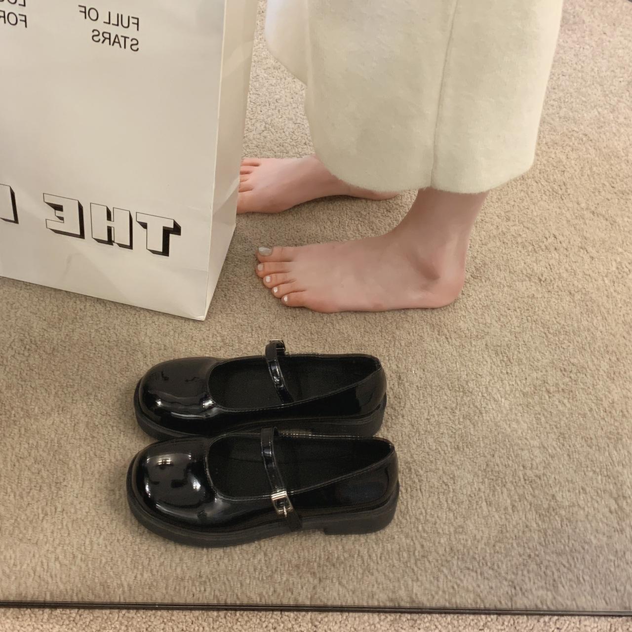 

Fashion New Mary Jane Women s Shoes French shallow mouth low heel shoe Fashion elegant leather pumps Ladies Casual comfortable shoes 40