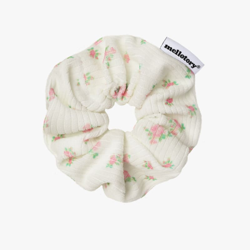 Mellotory Rose Soft Scrunchie (ivory)