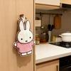 Kawai Miffy Rabbit Hand Towel Thickened Cartoon Wipe Cloth Versatile Household Supply Bathroom Kitchen Washroom Home Decoration