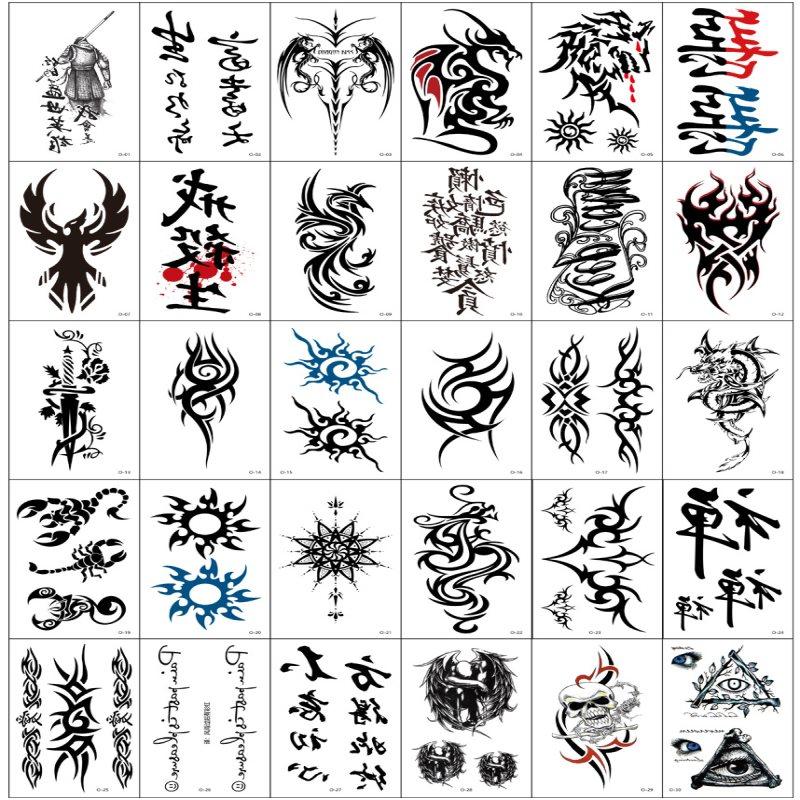 Buy Waterproof Temporary Tattoo Sticker On Ear Finger Music Note