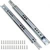 Metal 12 inch Drawer Slides, Ball Bearing Two Way Slide Track Rail 0.7 inch Wide 1 Pair