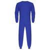 Unisex Anti-Strip Adaptiver Overall Rundhalsausschnitt Langarm Reißverschluss hinten Lange Hose Einteiler Strampler