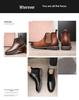 Men's British-Style High-Top Leather Boots - New Autumn/Winter Collection, Trendy All-Match, Large Sizes
