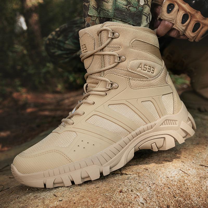 2025 large size tactical boots hiking boots men's training boots outdoor hiking boots desert boots military boots 2025 direct sales