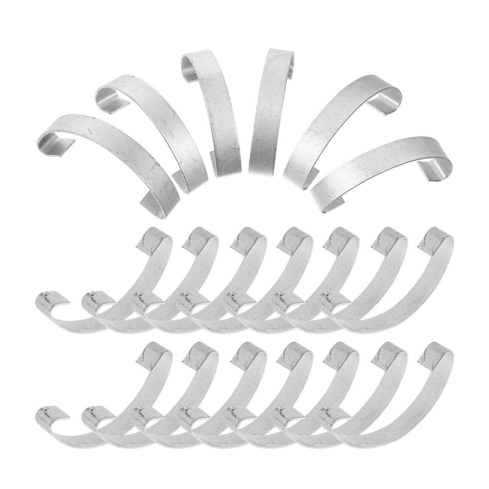 

20Pcs Chicken Cage Door Hooks Heavy Duty Steel Poultry Coop Fasteners Multipurpose Clips Lock Hooks for Bird Rabbit Cage 4.5X2.8X1CM