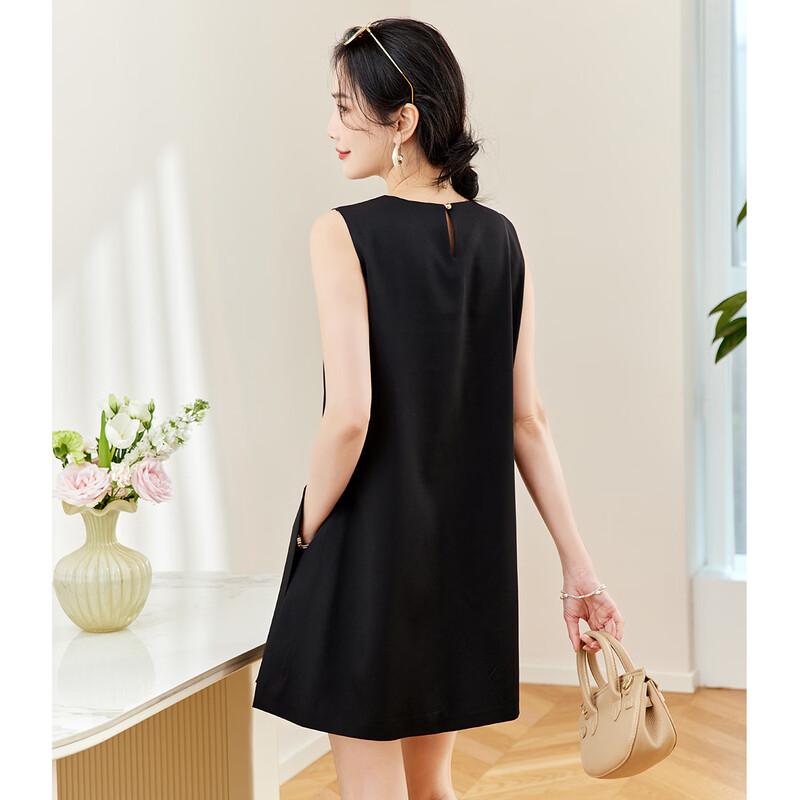 TERRE BLEUE Damen Ärmelloses Westenkleid Zweiteiliges Set