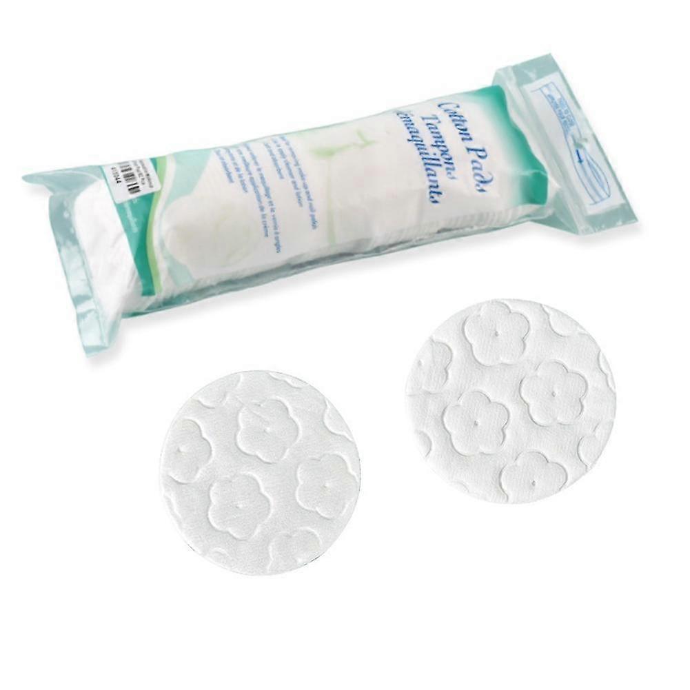 Round Makeup Remover Cotton Three-Layer Thickened Disposable Cotton Pads 100pcs Bag Round Makeup Remover Cotton Embossed Dot