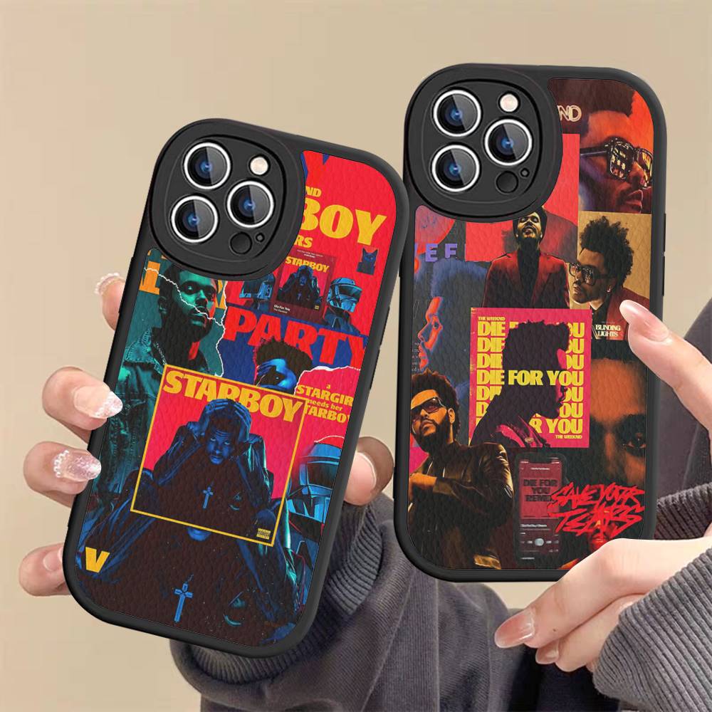 Singer The W-Weeknd XO Phone Case Phone Case For IPhone 11 12 13 14 15 16 Pro Max Plus Leather Cover