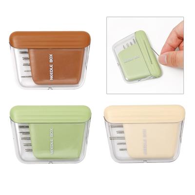 10Pcs Stainless Steel Sewing Needle with Magnetic Needle Holder Organizers Case Portable Hand Sewing Supplies for Travel