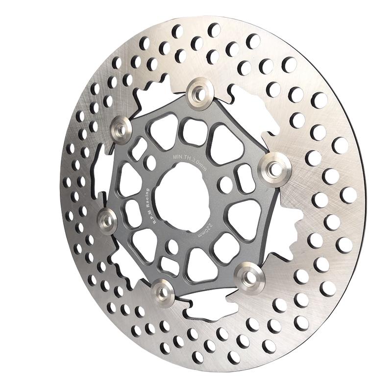 Universal CNC Aluminum Alloy Floating Disk Motorcycle Brake Disc 220mm Hole Pitch 57mm For Scooter Sport-bike