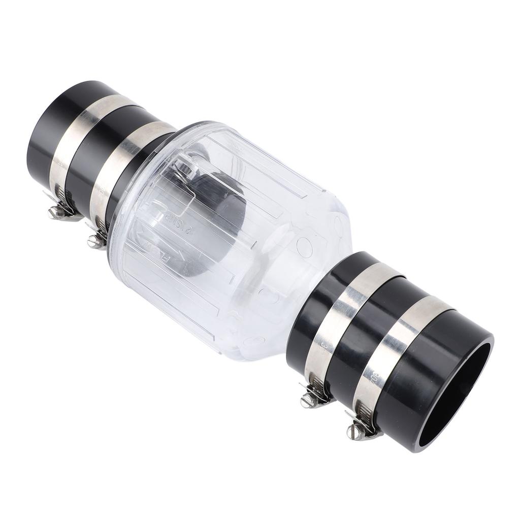 Silent Sewage Sump Pump Check Valve Spring Loaded Flapper for Backflow Prevention Quiet Check Valve L