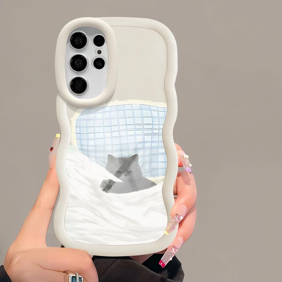 Soft Phone Cover Case for Samsung Galaxy A26 S22 Ultra S25 A25 S24 S20 FE S21 S23 Plus A24 A36 A55 A34 A35 A54 Cartoon Dog