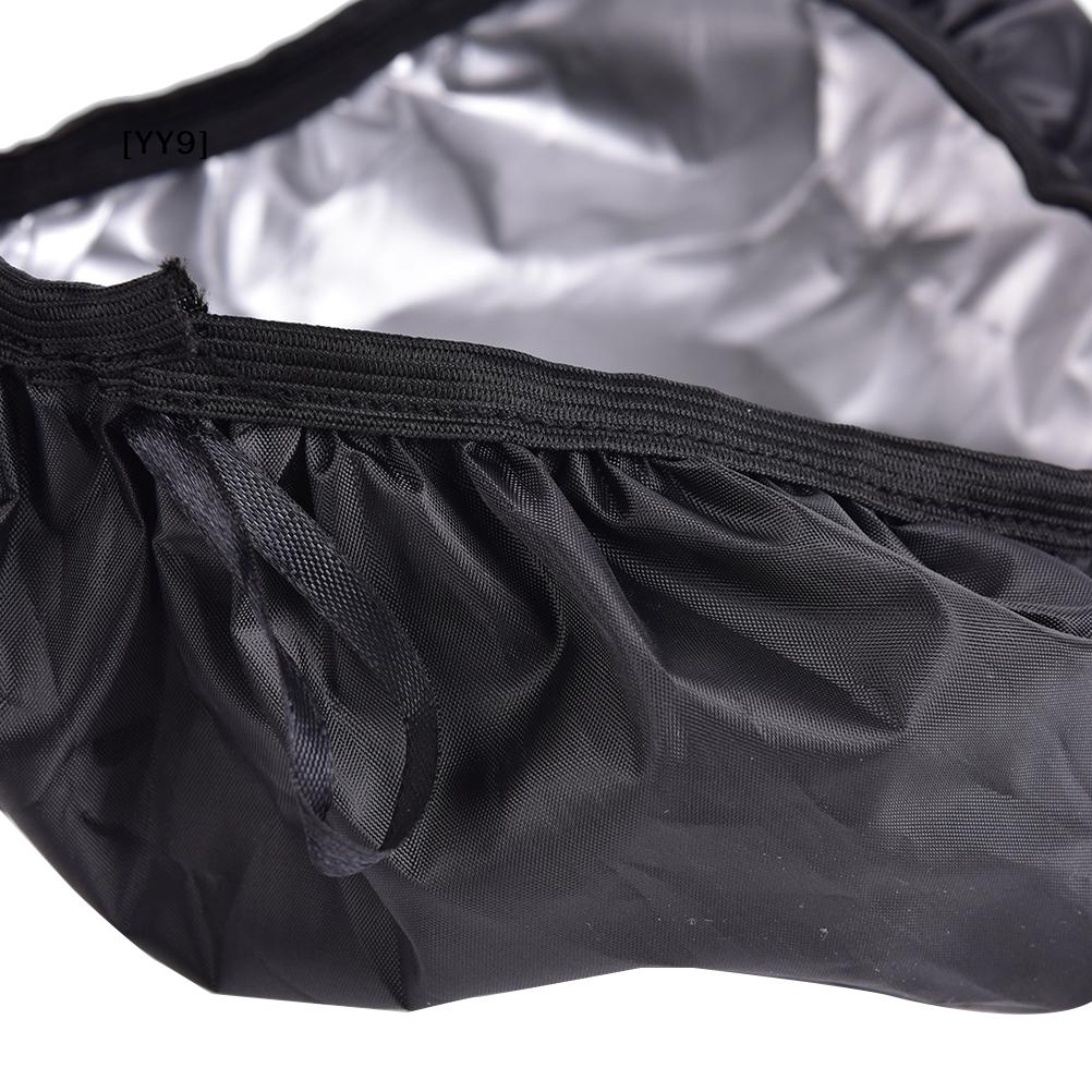 1 Stück Schwarzer Polyester Fahrradsitz-Regenschutz, Wasserdichter Staubdichter Elastischer Fahrradschutz für die Meisten Sitze[YY9]