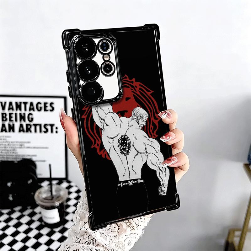 Seven D-Deadlys Sins Escanor Soft Phone Case For Samsung Galaxy S26 Ultra S25 Edge S24 FE S23 Plus S22 S21 + S20 Plating Anti-Fa