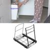 Pull Out Trash Can Rack Heavy Duty   Quiet Rail Slide Out Trash Can Rack for Kitchen