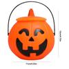 Pumpkin Bucket  Halloween Goodies Bucket Mini Basket Trick Or Treat Buckets For Snack Desktop Decor Home Decoration Props