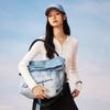 New Champion Fabric Backpack Shoulder Bag Unisex Light Blue Denim/Photon Gray/Black U5BACPU59