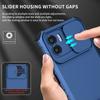 KEYSION Shockproof Case for Xiaomi Redmi A1 10C 10A Push Pull Camera Protection Live Stand Phone Cover for Redmi Note 9 Pro 9S