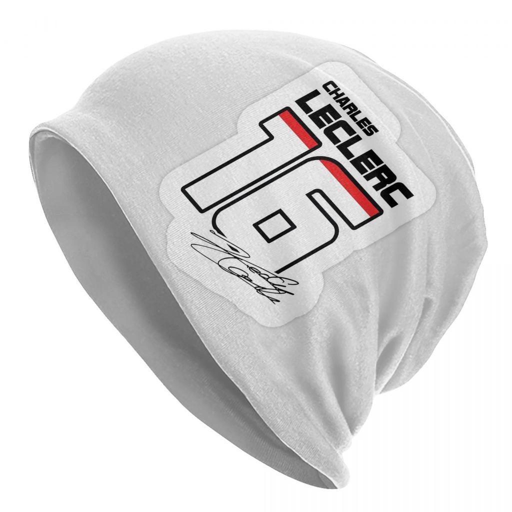 Charles Leclerc 16 Scuderia Unisex Women Adult Beanies Caps Knitted Bonnet Hat Warm Hip Hop Autumn Winter Outdoor Skullies Hats