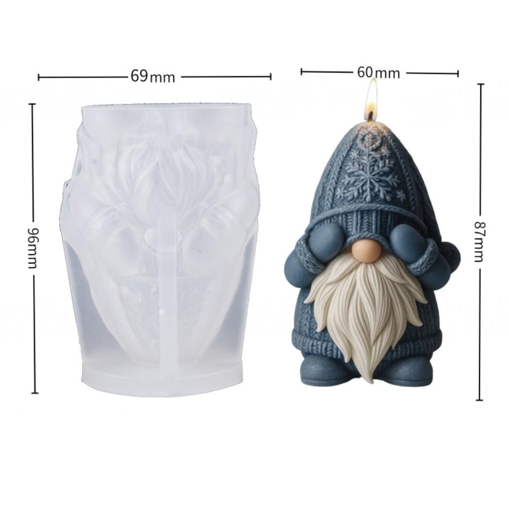 

Милая форма для свечи в виде гнома из силикона, форма для смолы, гном, ароматизированный гипс, форма для эпоксидной смолы, сделай сам, ремесло, мыловарение, украшение для дома, орнамент белый