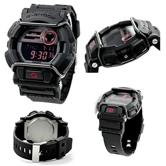 Protector 20 ATM Water Resistant Digital Plastic Strap Watch for Men G-SHOCK (GD-400-1, GD-400-2, GD-400-3, GD-400-4, GD-400-9) (G-400-1 (Black))
