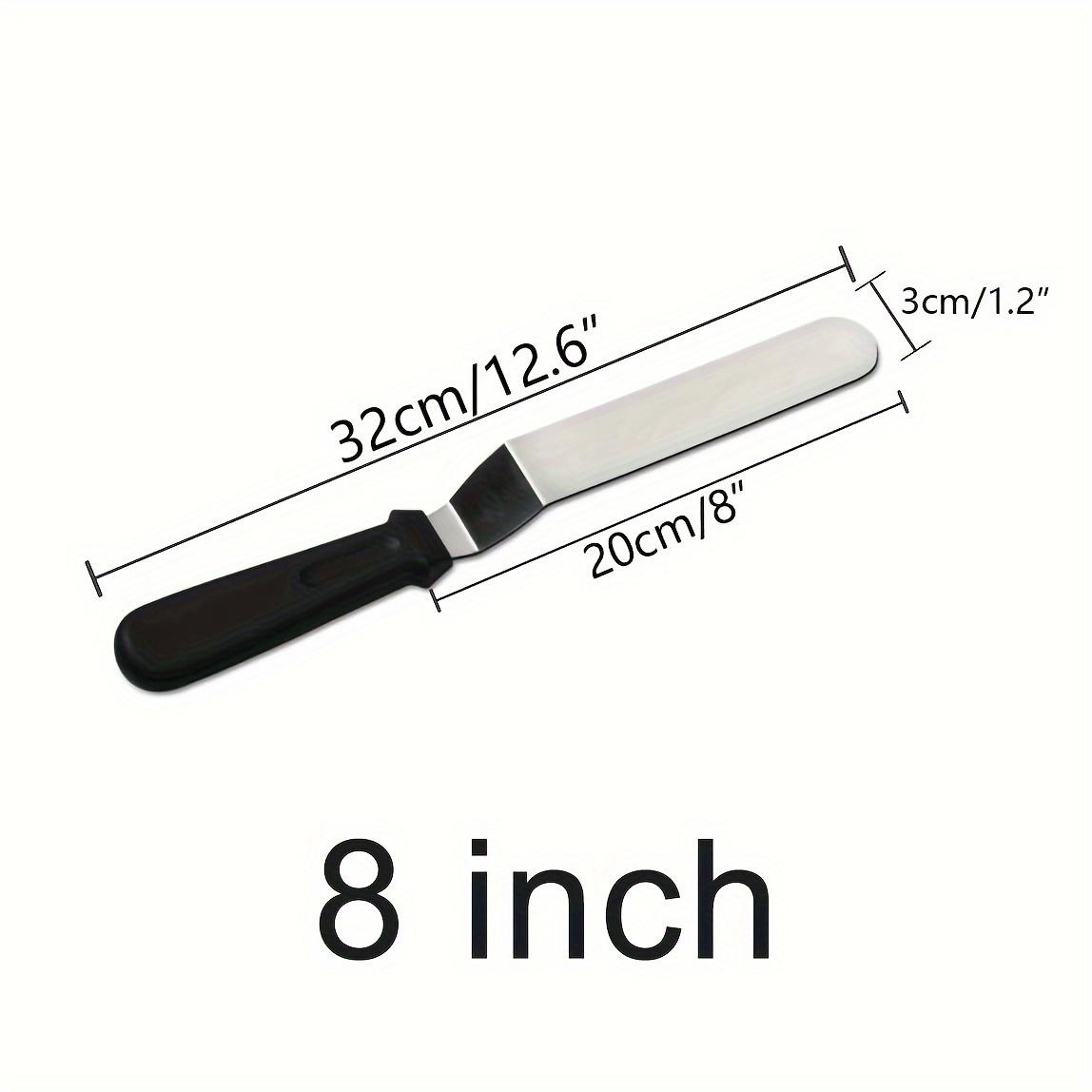 

Stainless Steel Angled Frosting Spatula Offset Cake Decorating Tool with Firm Grip for Smooth Icing Application Spatula for Baking