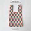 Colorful Knitted Handbags: Women's Fashion Shoulder Bags & Vest Waistcoat Styles