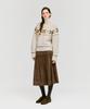 DEPOUND Snowflake Jacquard Knit Pullover [Oatmeal]