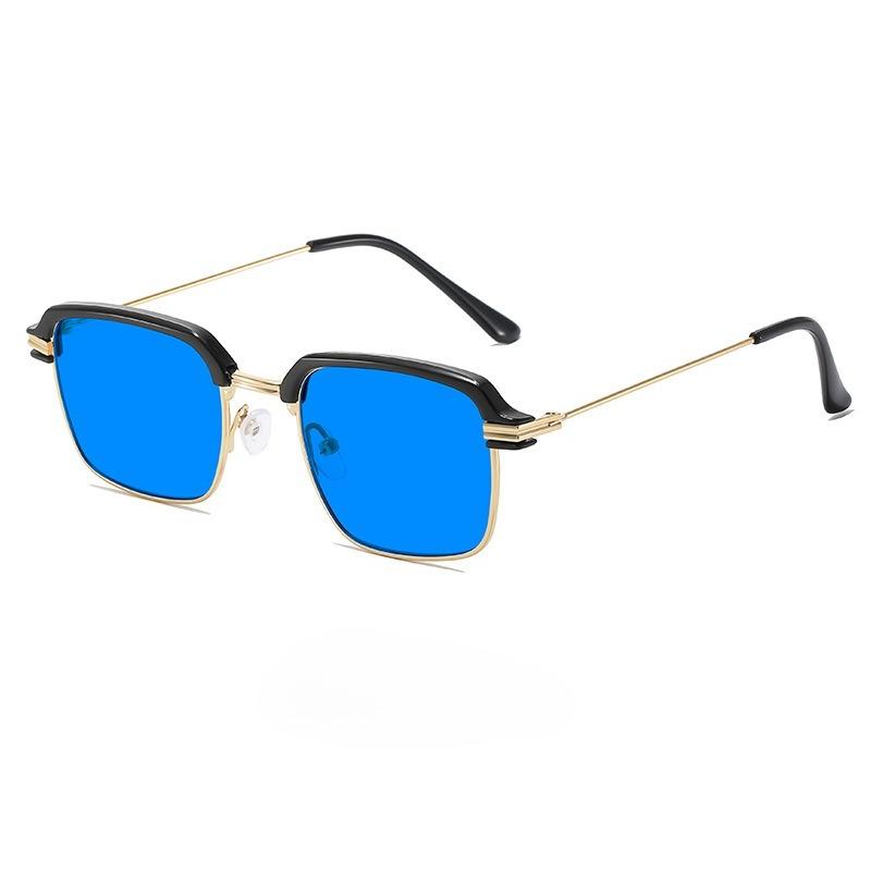 New Stylish Men's Blue Light Blocking Glasses Women Fashion Elegant Computer Eyewear for Gaming Colorful Half Frame Spectacles