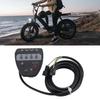 Electric Bike Conversion Kit 3 Mode 22A Brushless Motor Controller 130X Thumb Throttle and LED Displ