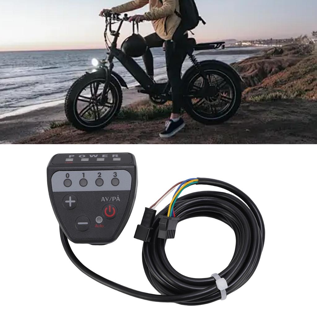 Electric Bike Conversion Kit 3 Mode 22A Brushless Motor Controller 130X Thumb Throttle and LED Displ