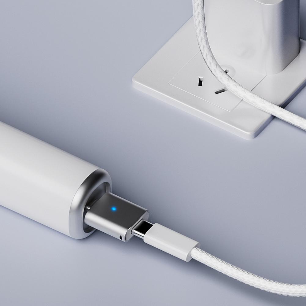 USB C/8 Pin Female To Magnetic 3Pin Adapter Aluminum Alloy Charging Adapter Type C Connector for Laifen Wave Electric Toothbrush