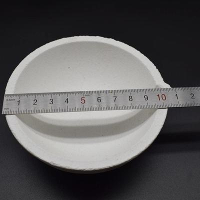 1Pcs High Temperature Quartz Dish Bowl Gold Silver Metal Copper Cast 100-750g Silica Melting Crucible White