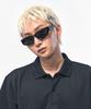 C WEAR BY THE GENIUS Men'S Crop Pique Polo Shirt Black