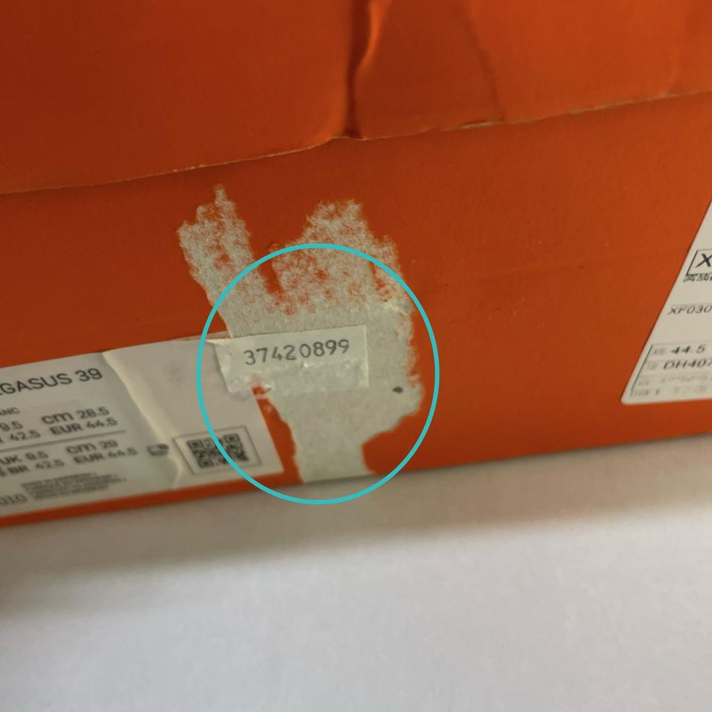 Pre-owned Nike Air Zoom Pegasus 39 DH4071-010-P26094661579234