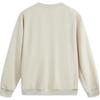 Li-Ning Anti-Five Series Letter Knit Crew Neck Pullover Long Sleeve Sweatshirt Men sweatshirt Floral-Gray Light-Khaki AWDV195-3