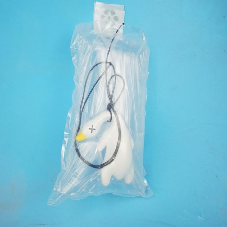 Cute Anime Pipe Duck Car RearviewMirror Pendant Interior Ornament Decoration