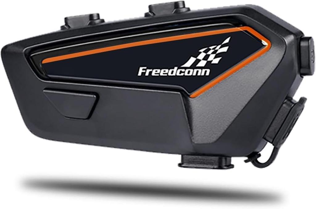 FreedConn F1 Motorcycle Intercom (Bluetooth 5.2, CVC Noise Cancellation, IP67, up to 48-hour Playtime)