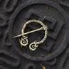 Nordic Style Metal Simple Brooch Suit Scarf Clip Brooch Pin Fashion Jewelry for Coats Jackets Sweaters Suit