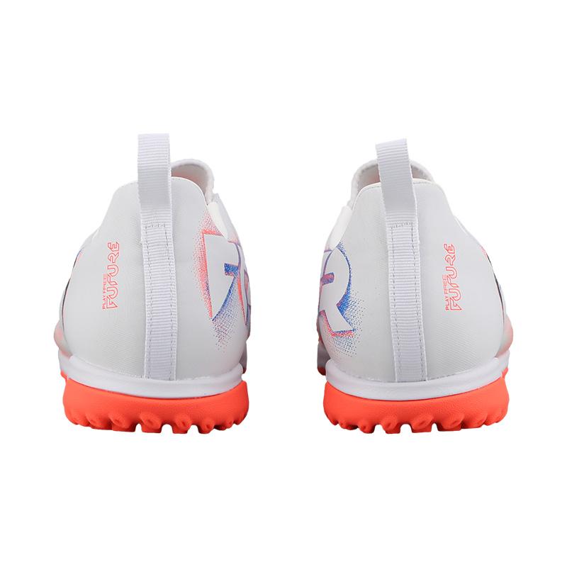 Puma Future 8 Match Fashion Minimalist Low-Top Kids Soccer Shoes Kids Soccer Shoes White Red 10862001