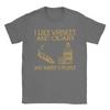 Men I Like Whiskey And Cigars And Maybe 3 People T Shirts 100% Cotton Tops Summer Classic Short-Sleeved T-Shirt O Neck Tshirt