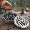 Fireproof Mosquito Coil Tray Stainless Steel Aromatherapy Tray Mosquito Coil Holder Hotel