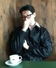 Placestudioman Minimal Suede Standard Two-Way Authentic Blouson Zip-Up Jacket [Black]