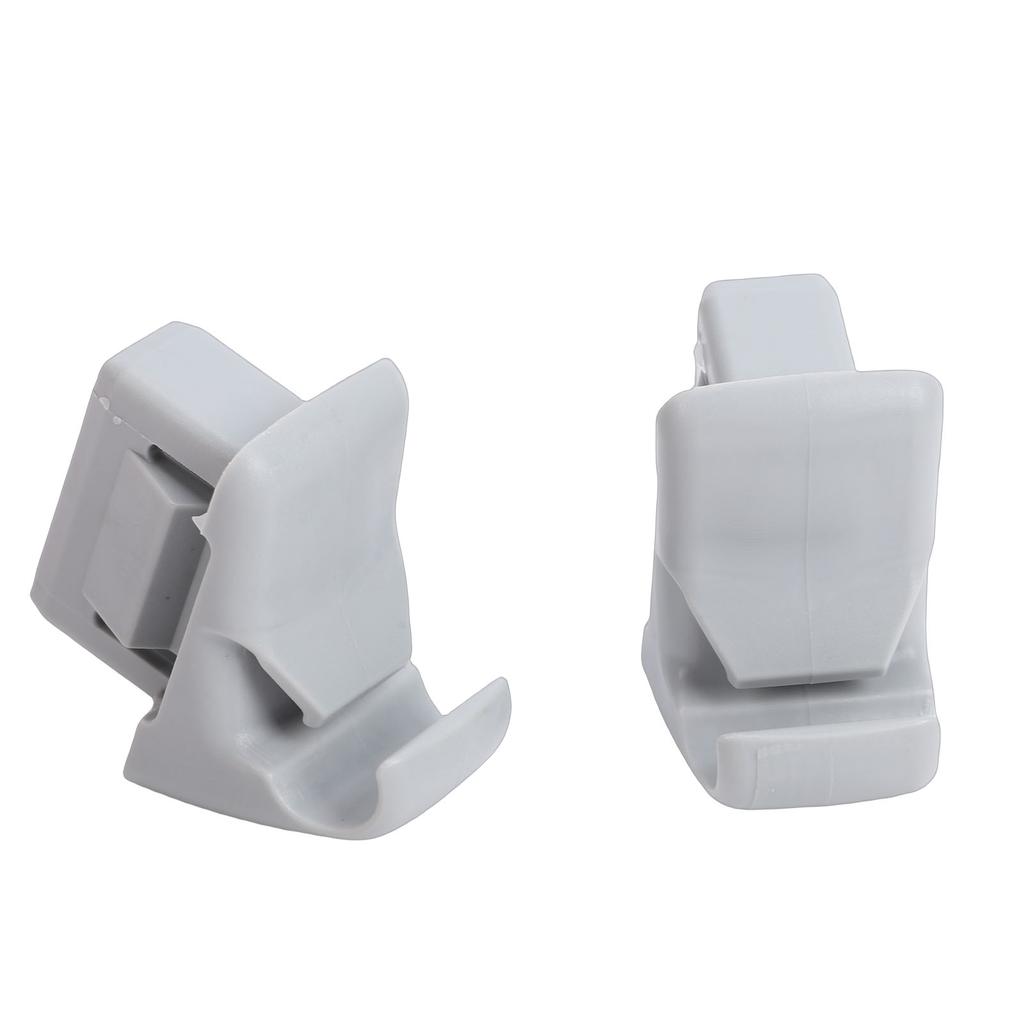 2pcs Grey Sun Visor Retainer Clip Holder MR654343 Sun Visor Hook Clip Bracket Replacement For Mitsubishi Lancer 2006