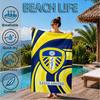 FC-Wappen-Design aufgedrucktes Mikrofaser-Strandtuch, Weich und saugfähig, Schnell trocknend, Ideal für Sommerreisen, Strand-Essential, Schwimmbad