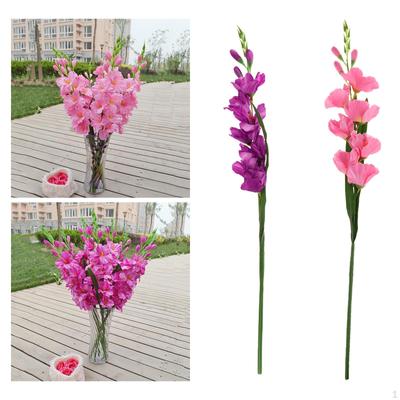 2ks umelé živé gladioly kvety rastliny F/