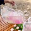 5pcs Candy Gifts Bags Party Supplies Handheld Flower Box Birthday Party Plastic Box Baby Shower 2 Styles