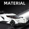 Modellino Auto Sportiva Apollo Intensa Emozione IE Scala 1/32 Metallo Pressofuso Veicoli Auto da Corsa Modellino Suono e Luci Giocattolo per Bambini Regalo