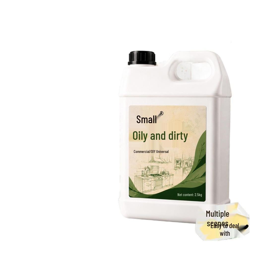 Concentrated Liquid Degreaser for Dissolving Hardened Oil Stains on Kitchen Countertops